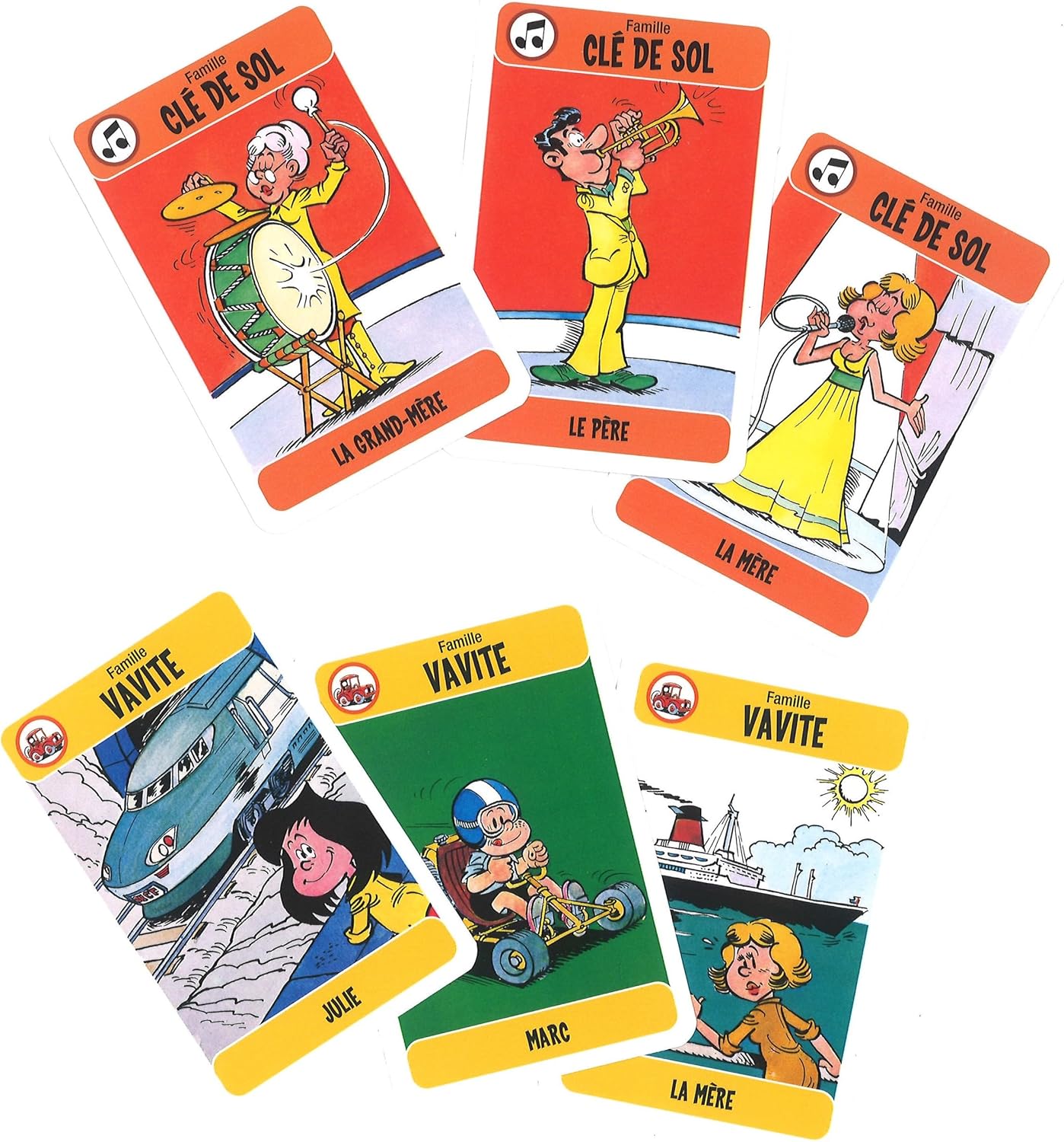 Jeu de 7 familles Marc et Julie - L'indémodable