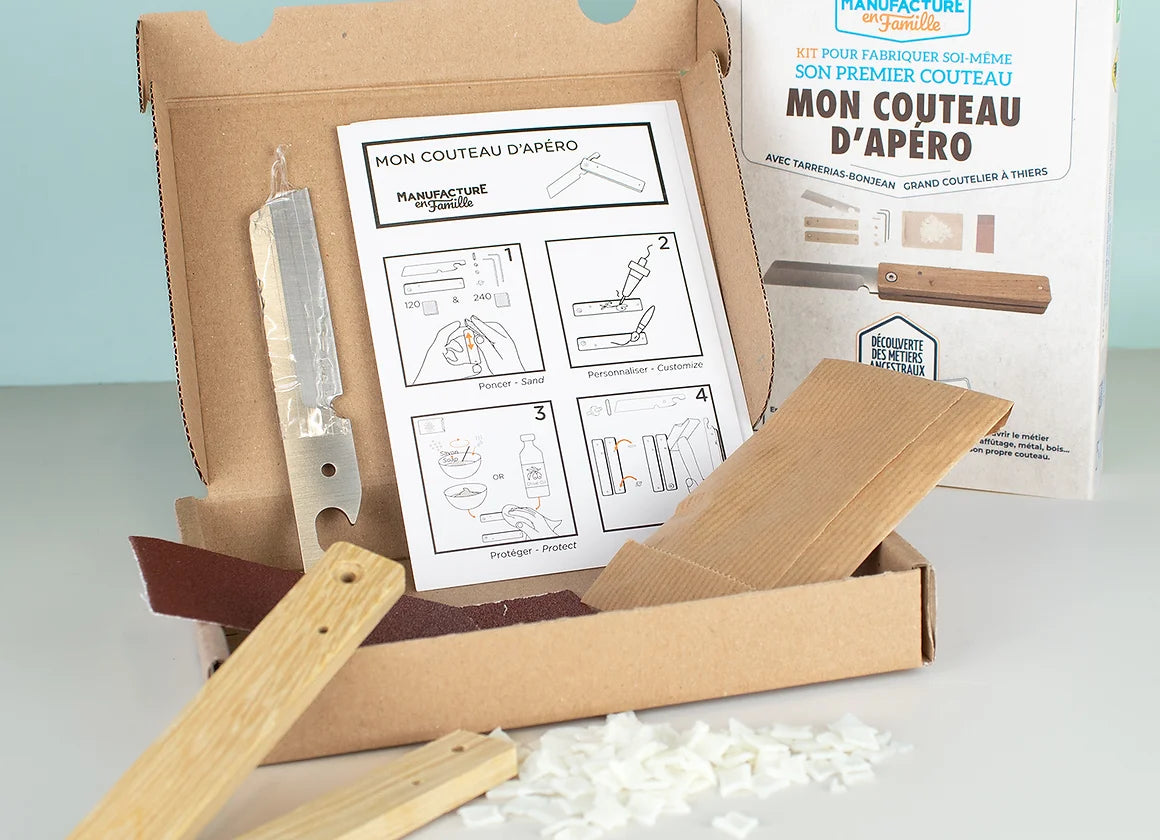Couteau d'apéro à fabriquer - authenticité et artisanat français
