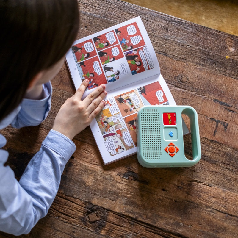 The Merlin storyteller, the speaker made in France for 3-12 year olds