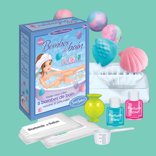 Le petit atelier bombes de bain à faire soi-même - Made in France