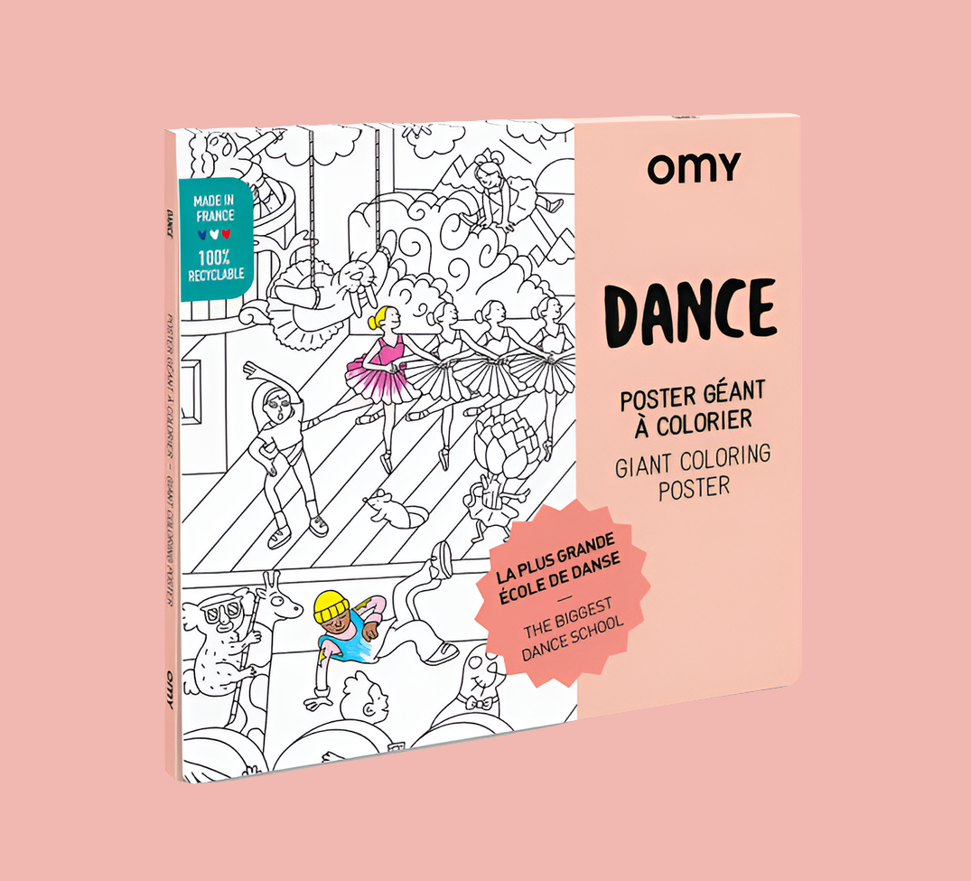 Poster Coloriage géant Danse - Made in France