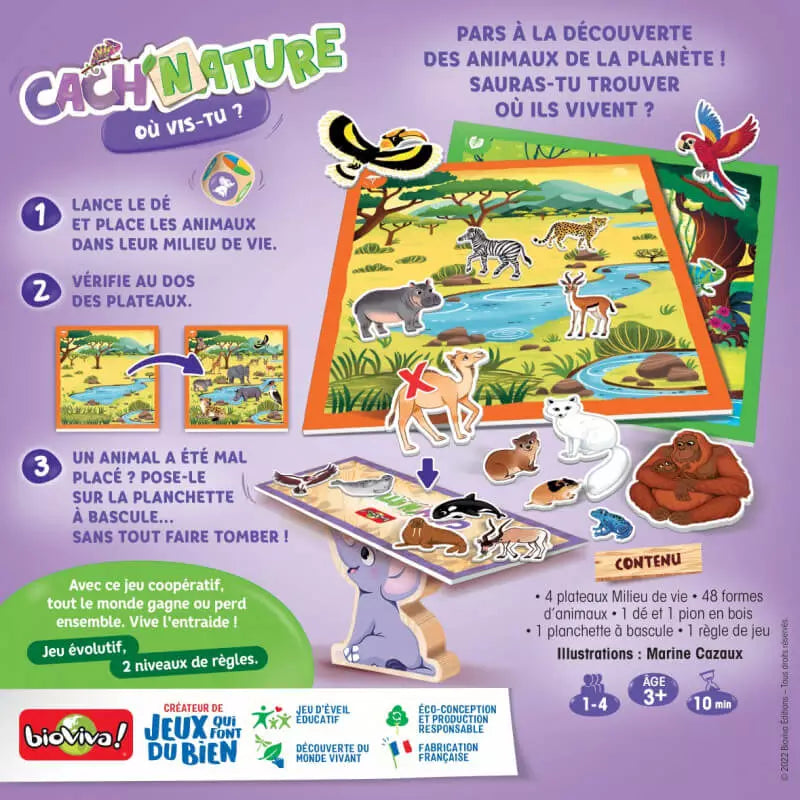 Cach'Nature - My first board game