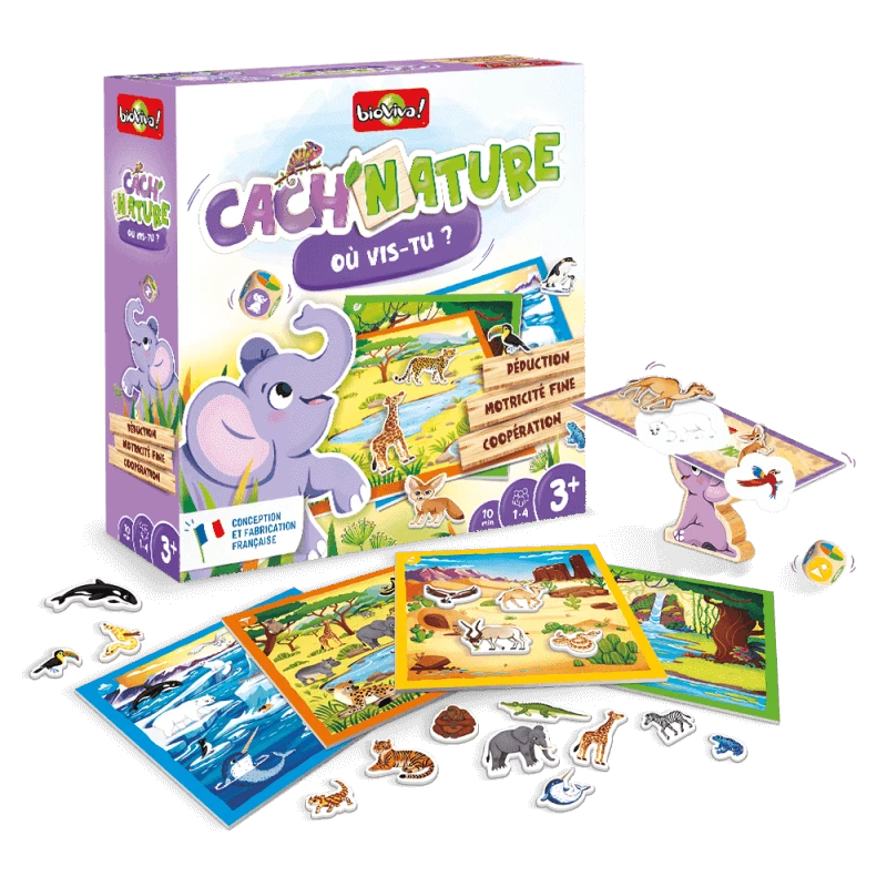 Cach'Nature - My first board game