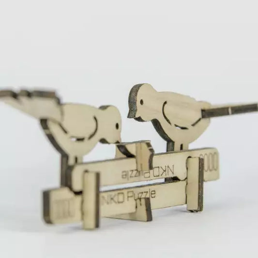 Cardkit 3D Oiseaux articulés en bois - Made in France