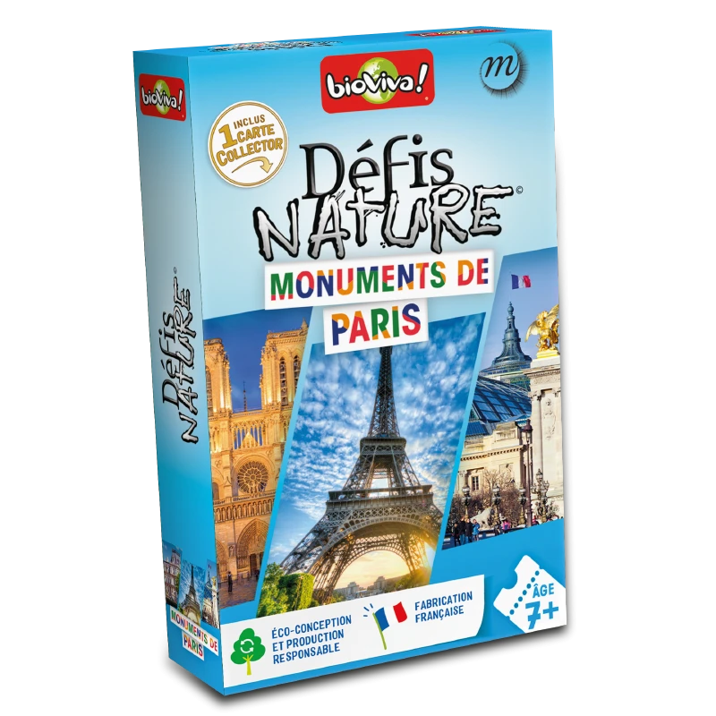 Jeu Défis Nature Monuments de Paris - Apprendre en s'amusant