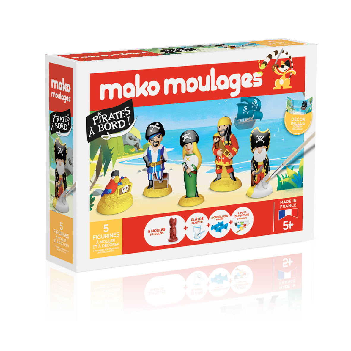Grand coffret Pirates à bord - Made in France - Mako Moulages