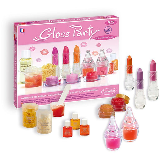 Coffret DIY Cosmétique Made in France pour créer des gloss et baumes à lèvres