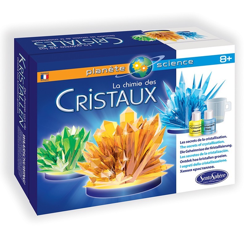 The chemistry of crystals - scientific box Made in France