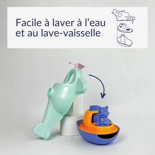 Hydravion 2 en 1 - Jouet d'éveil et de bain Made in France