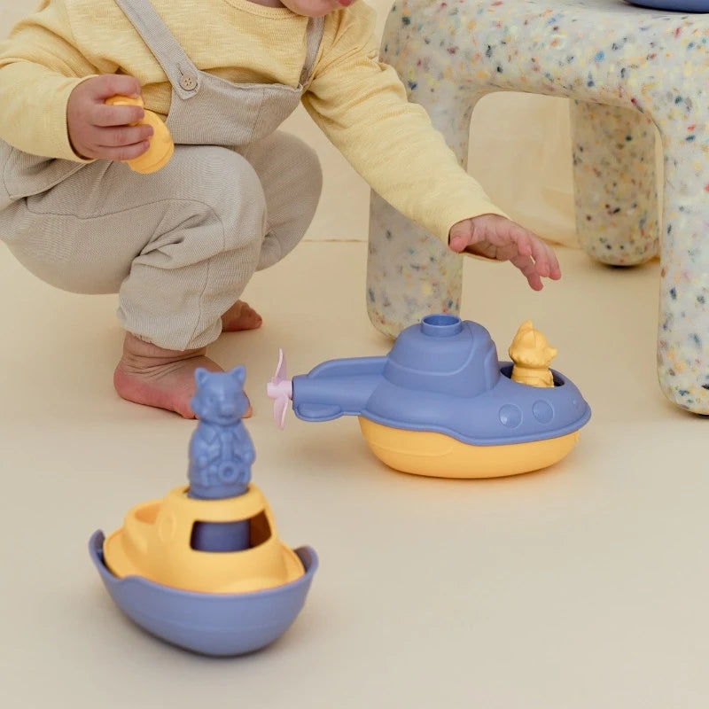 Sous-marin 2 en 1 - Jouet d'éveil et de bain Made in France