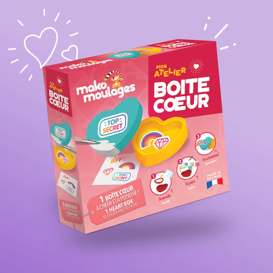 Mon Atelier Boîte Cœur - Made in France - Mako Moulages
