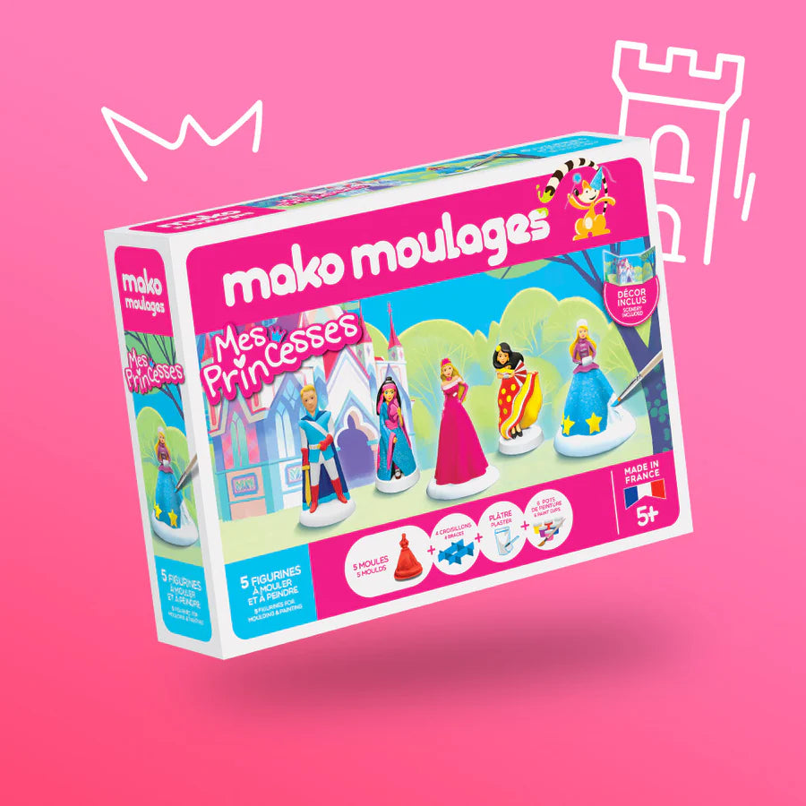 Grand coffret Mes Princesses Mako Moulages - Made in France