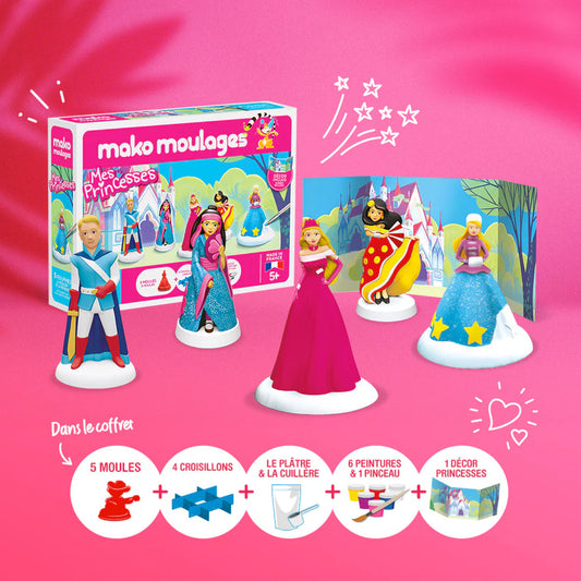 Grand coffret Mes Princesses Mako Moulages - Made in France