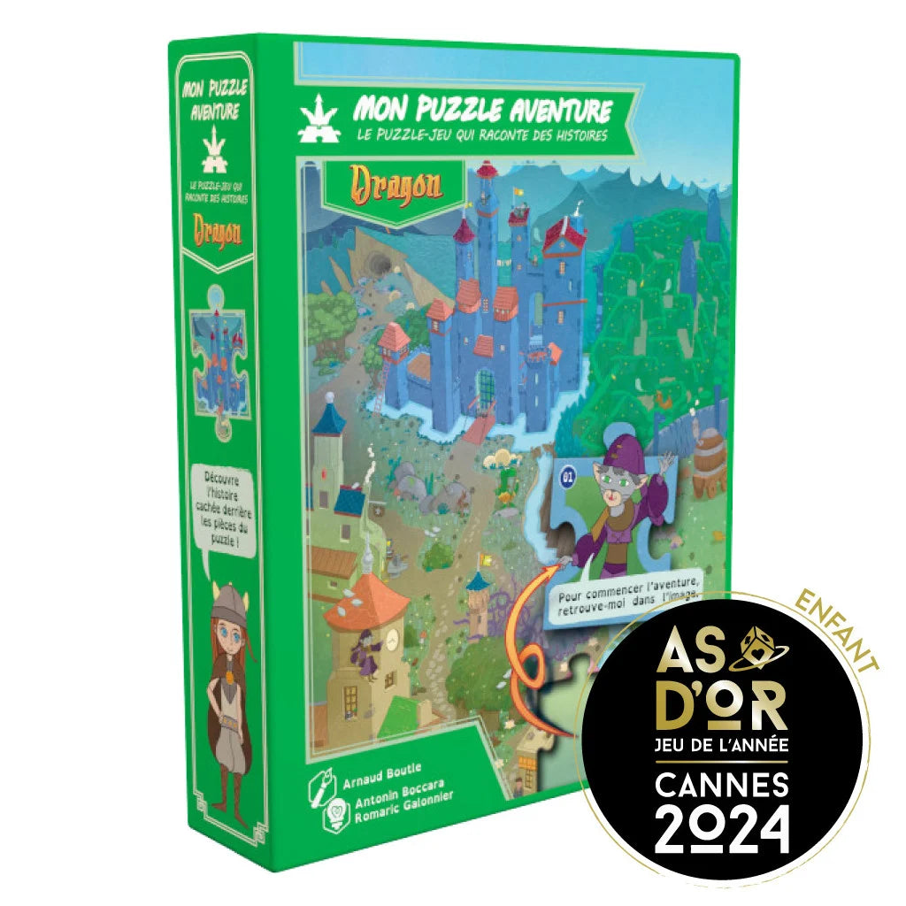 Puzzle Aventure Dragon : Le jeu de puzzle qui raconte des histoires ! 🐉