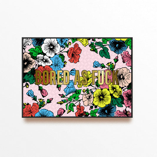 Puzzle "Bored as fuck" 1000 pièces - une édition très limitée