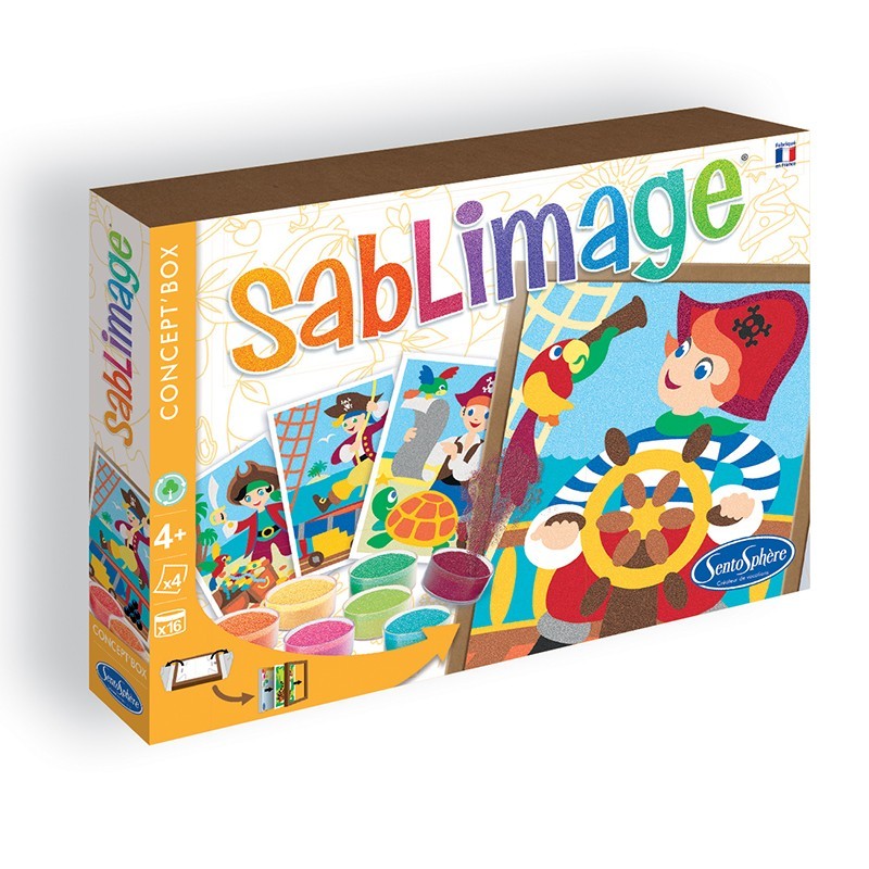 Sablimage Pirates - Tableaux en sables colorés