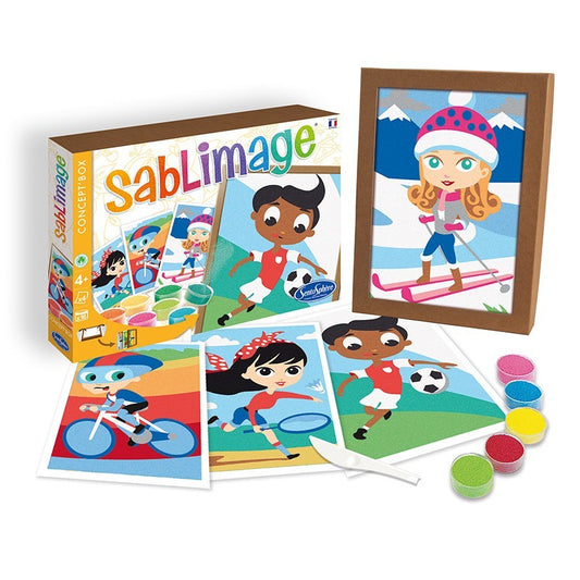 Sablimage Sports - Tableaux en sables colorés