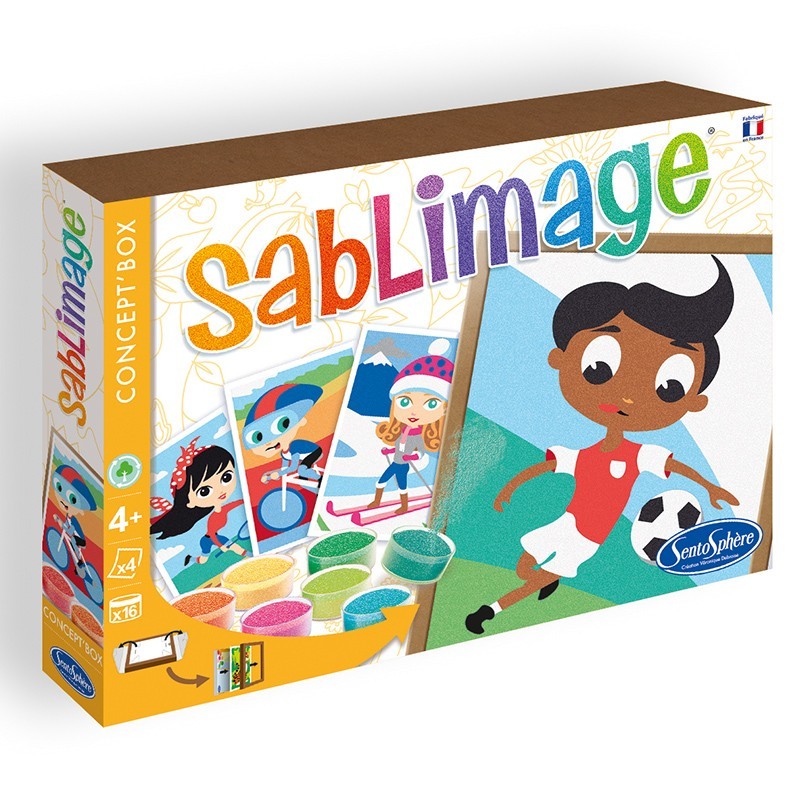 Sablimage Sports - Tableaux en sables colorés