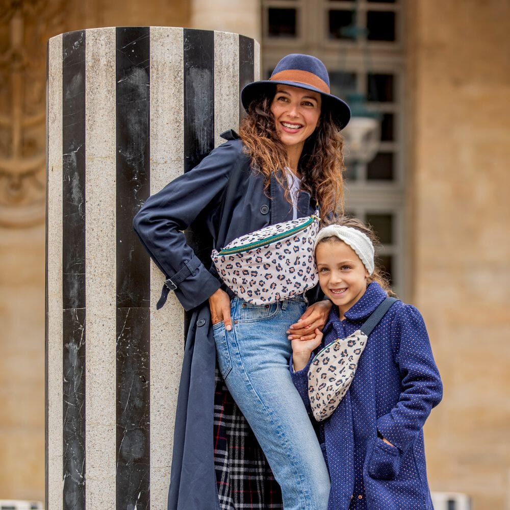La Banane à langer Léopard - Fabriquée à Paris
