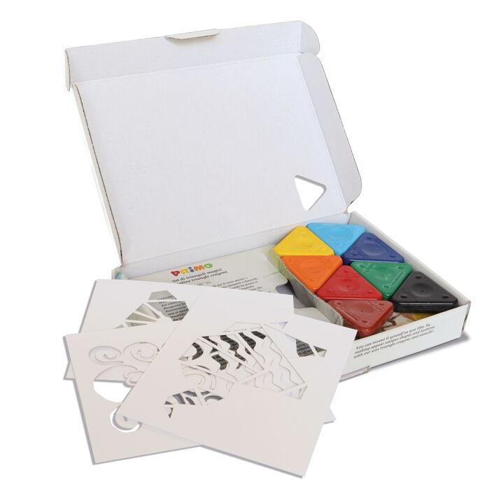 coffret triangle cire