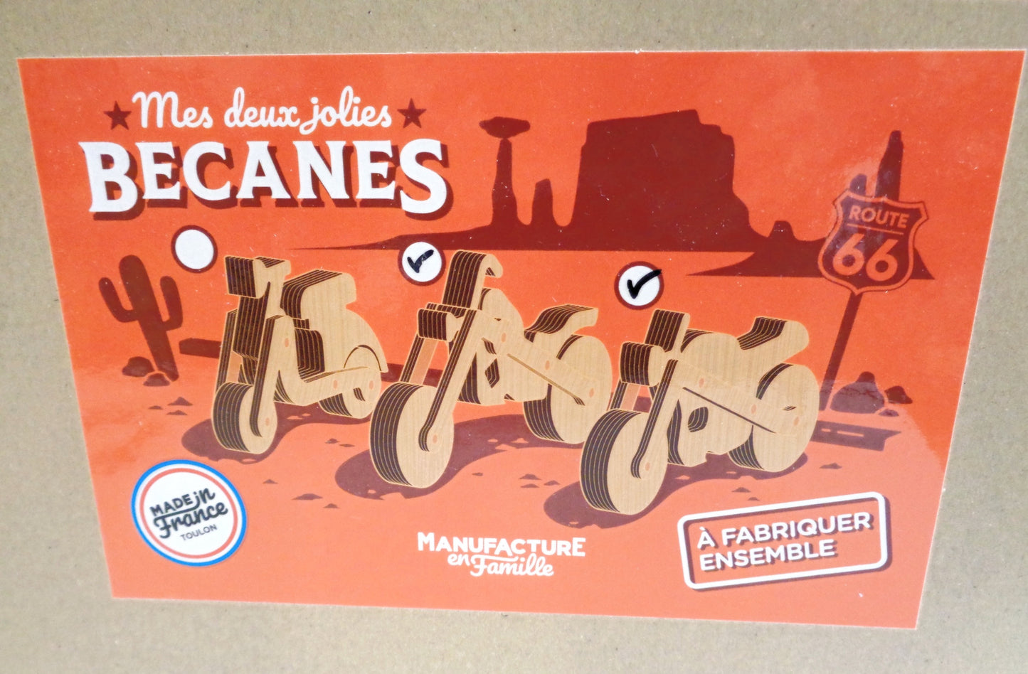 Coffret mes 2 Jolies Bécanes - Made in France - Manufacture en famille