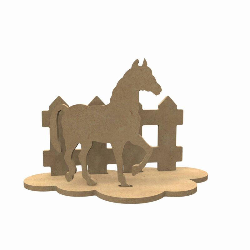 Déco 3D en bois Le cheval - Made in France