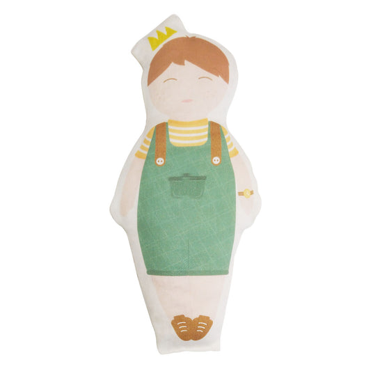 Doudou poupée Léon coton bio - Made in France