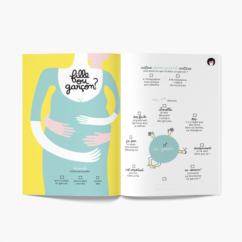 Book to fill in as a family - Like mother, like son?