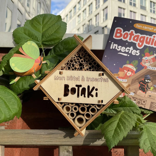 Le Kit Fabrique ton hôtel à insectes Made in France - Botaki