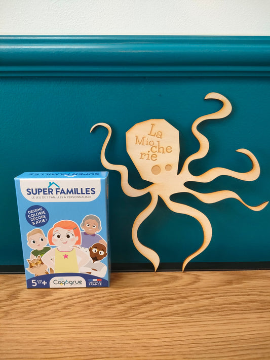 Jeu de 7 familles à customiser par les enfants