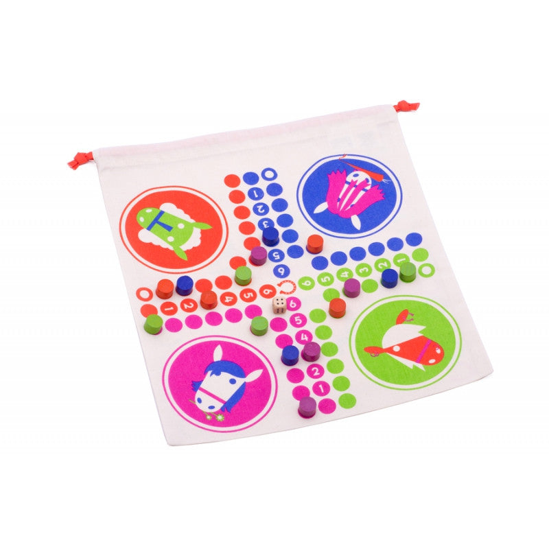 jeu de petits chevaux de poche