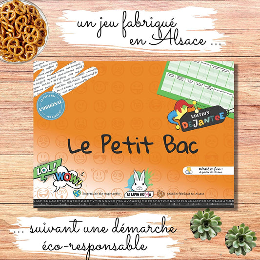 Le petit Bac version Déjantée - Made in France