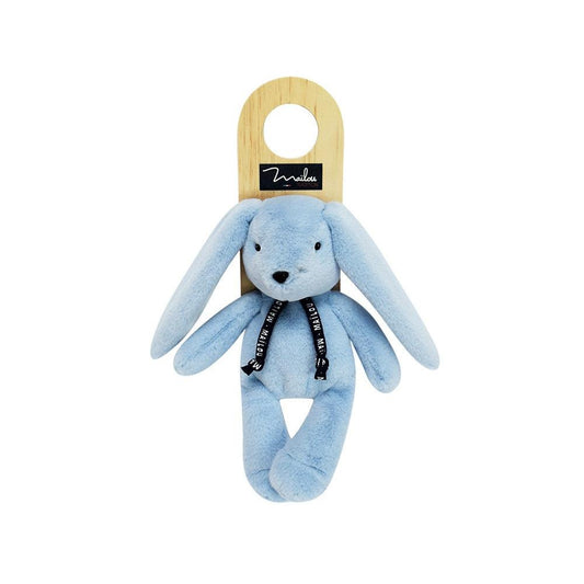 doudou lapin bleu