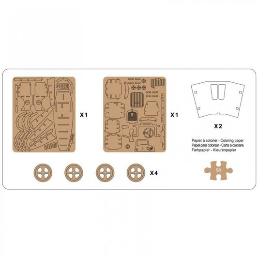 La maquette Automobile blanche - Made in France