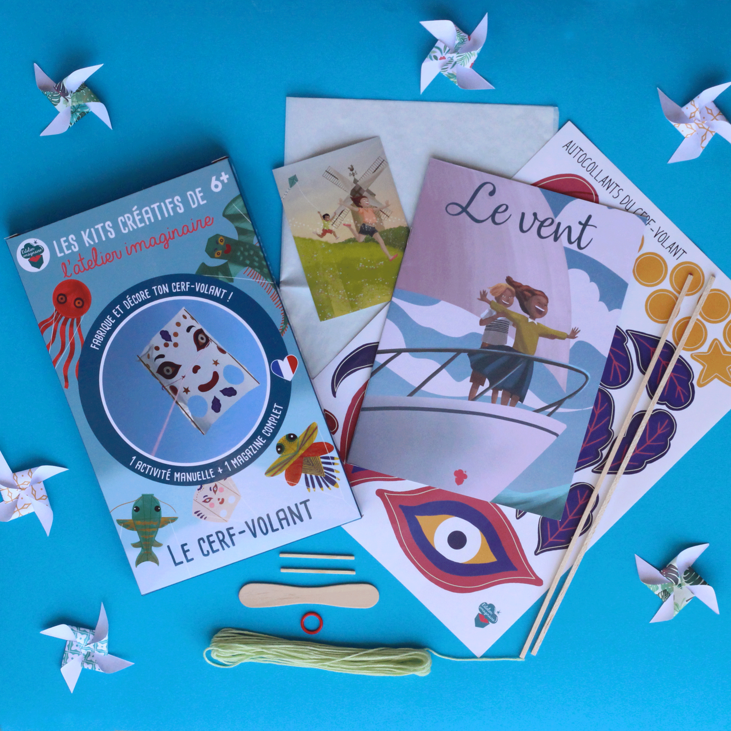 Creative kit make your kite - Made in France - L'atelier imaginaire