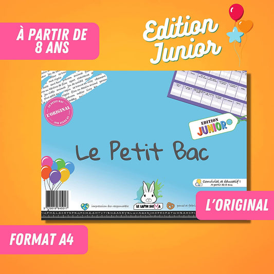 Le petit Bac édition Junior - Made in France