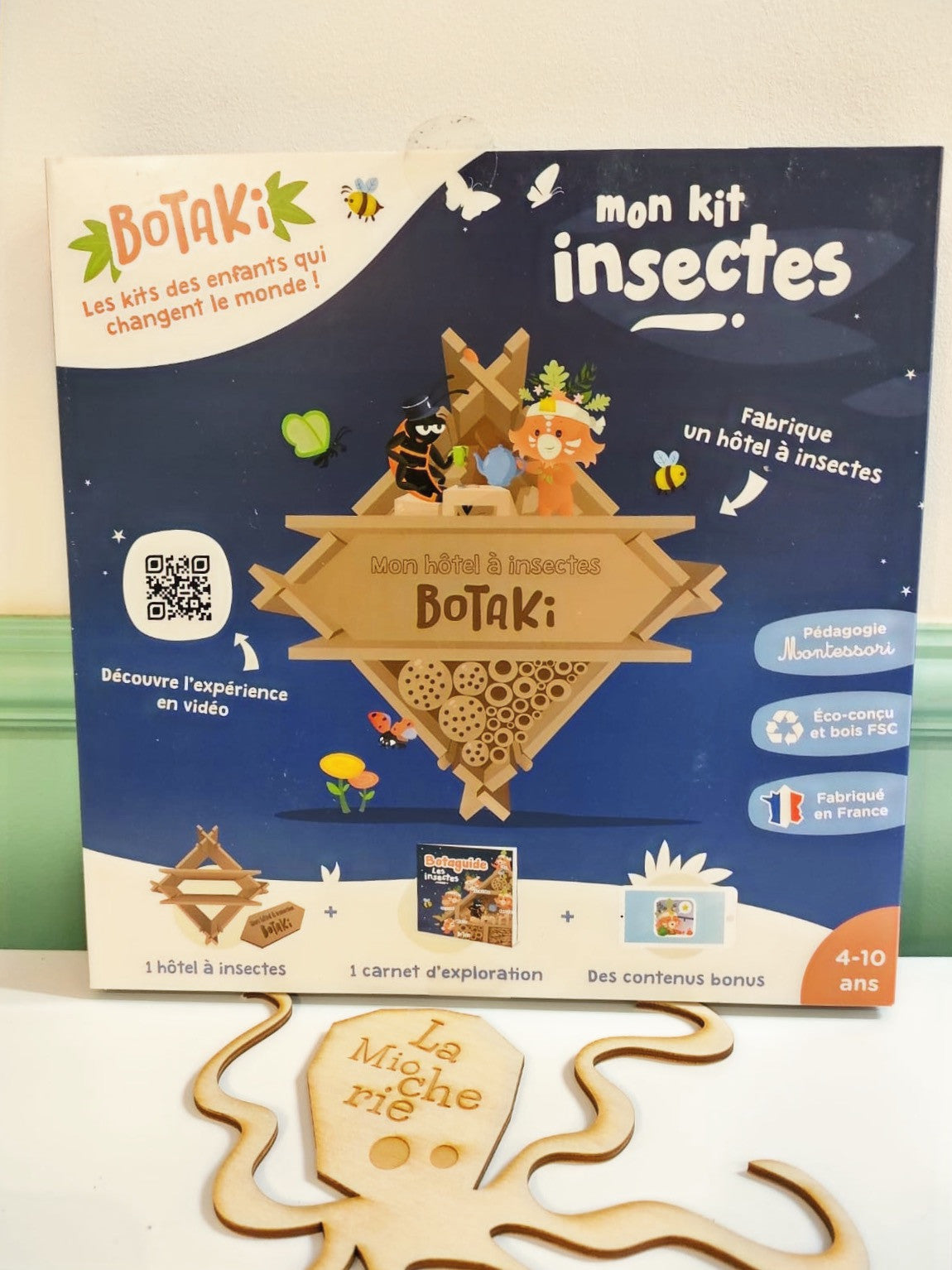 Le Kit Fabrique ton hôtel à insectes Made in France - Botaki
