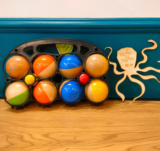 La valisette jeu de pétanque en bois - Made in Jura