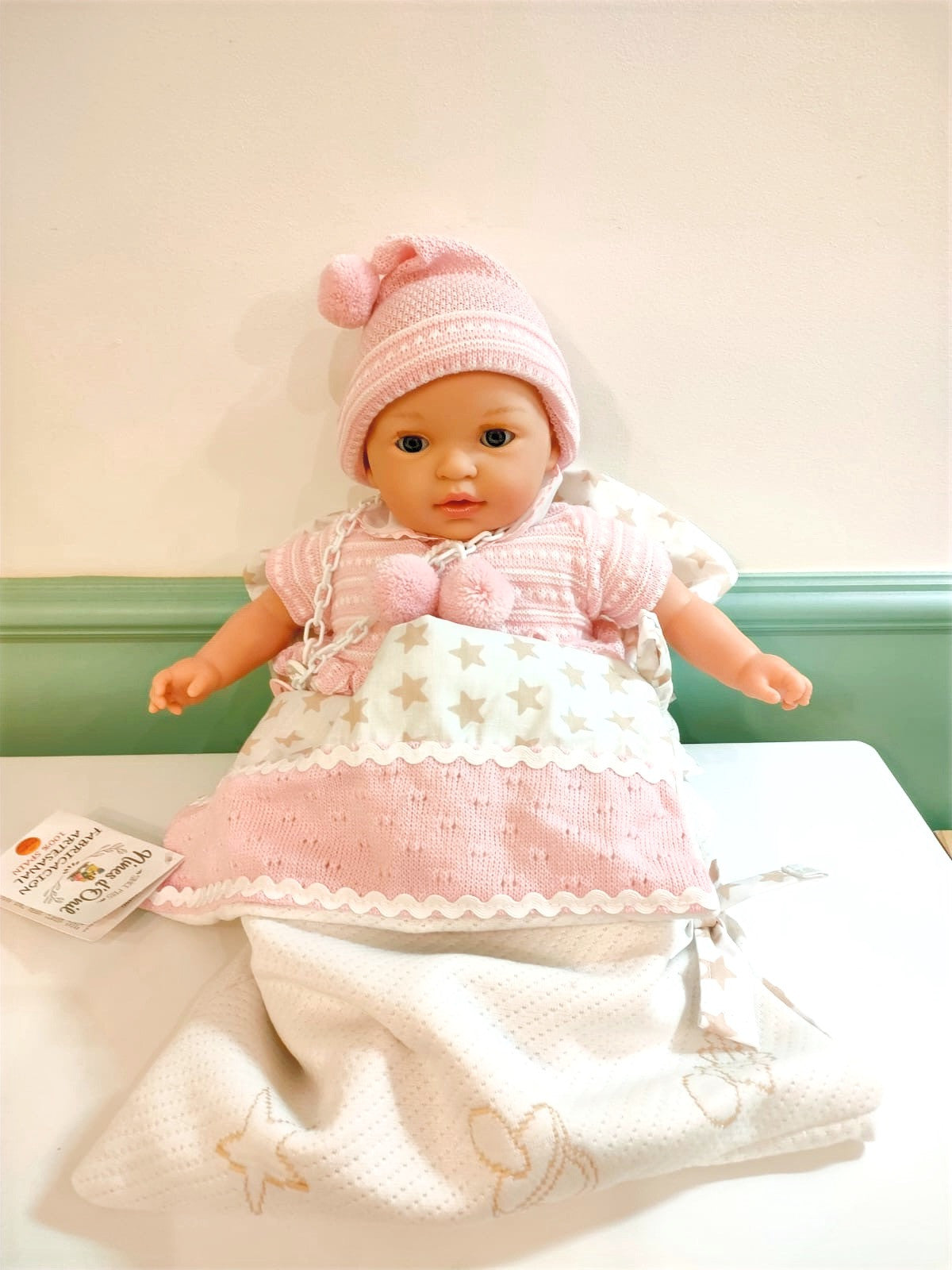 Poupée Alex et sa turbulette - Made in Espagne