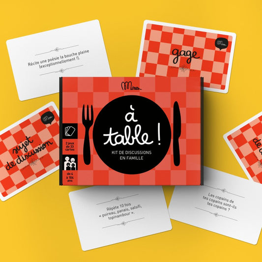 Kit de discussion en famille - À table !