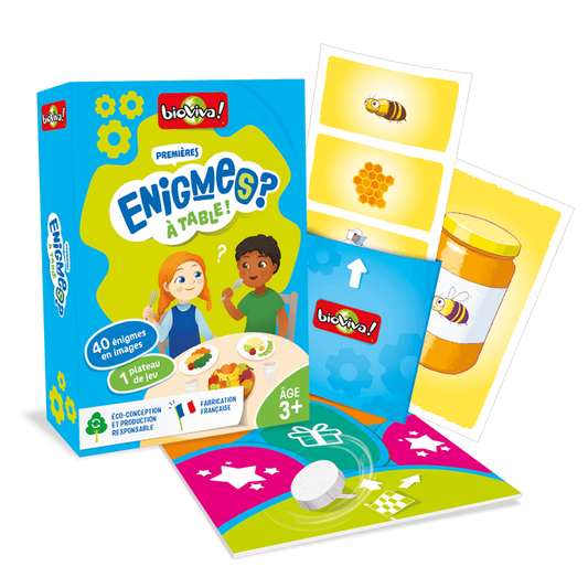 jeu premières énigmes à table