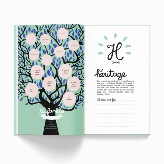 Ta première année de A à Z, livre de naissance