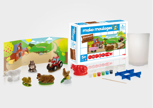 Grand coffret Bienvenue à la ferme - Made in France - Mako Moulages