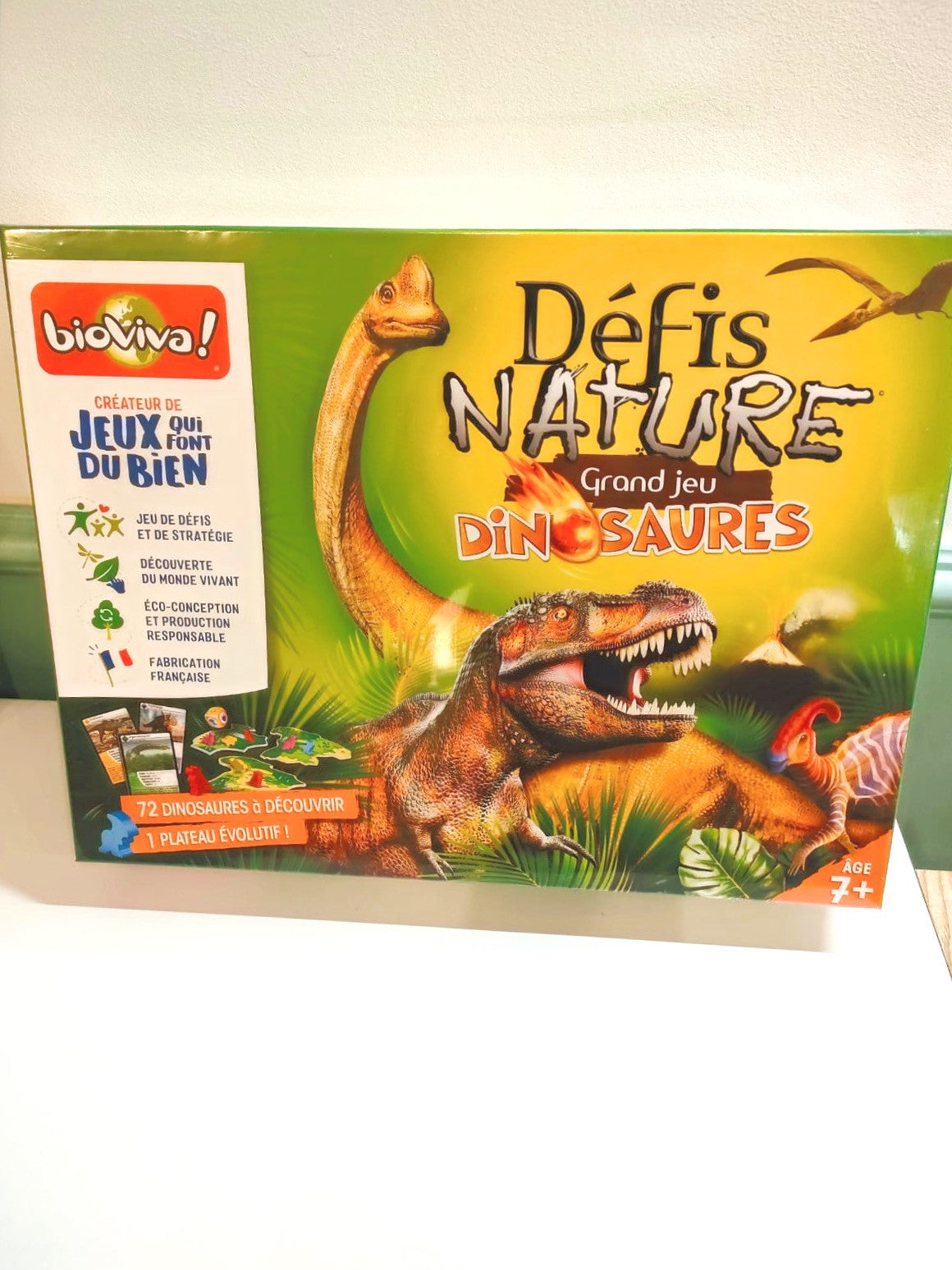 Défis nature, Le grand jeu des dinosaures - Made in France - Bioviva
