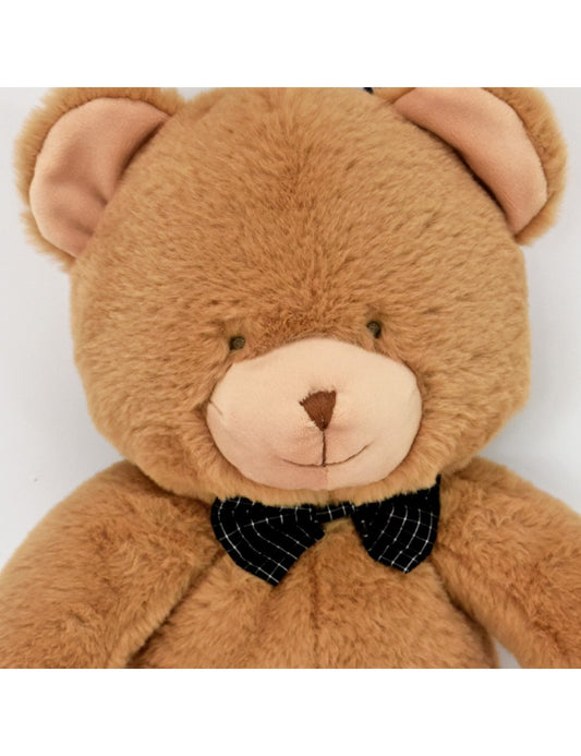 Peluche Nougat l'ours brun - Un classique Made in France