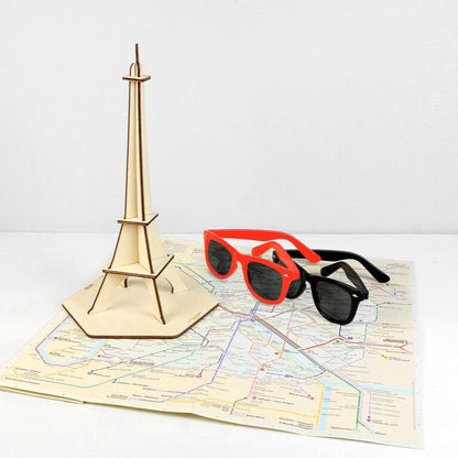Tour Eiffel en bois à assembler - Fabrication française