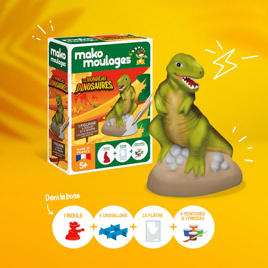 Kit Tyrannosaure Le Monde des Dinosaures - Made in France - Mako Moulages
