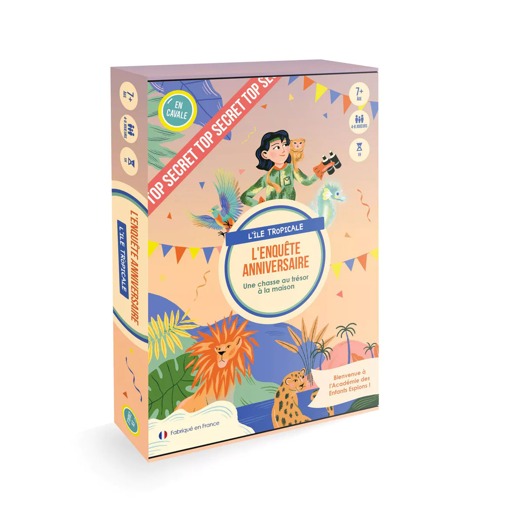 Chasse au trésor L'Île Tropicale - En Cavale : Anniversaire Inoubliable pour Enfants de 7 à 10 ans