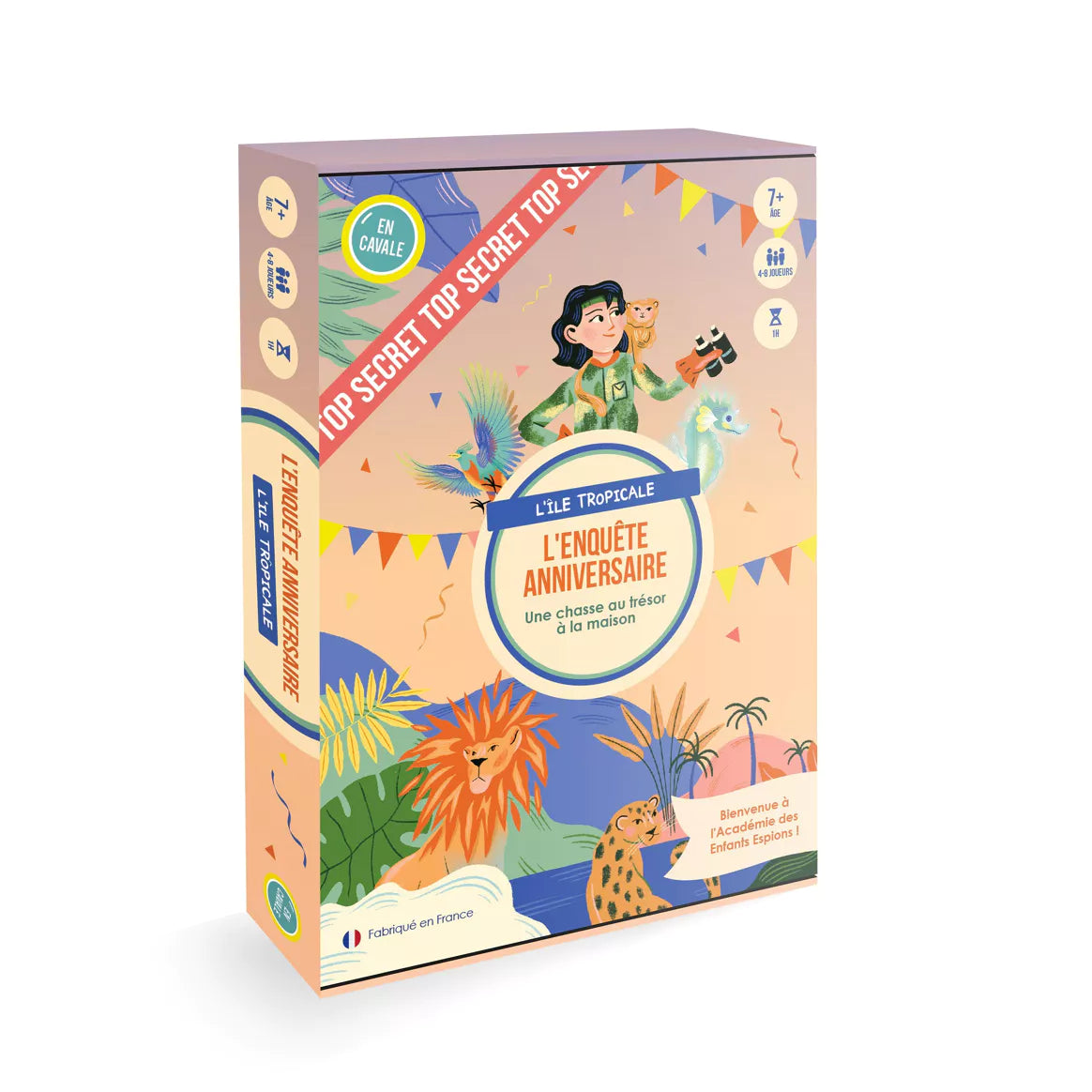 Chasse au trésor L'Île Tropicale - En Cavale : Anniversaire Inoubliable pour Enfants de 7 à 10 ans