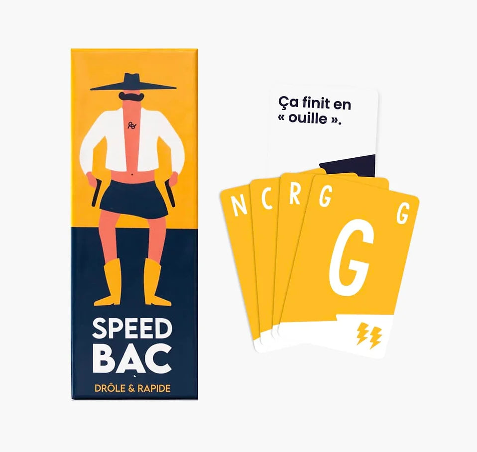 Speed ​​Bac game - Made in France - Pop Games